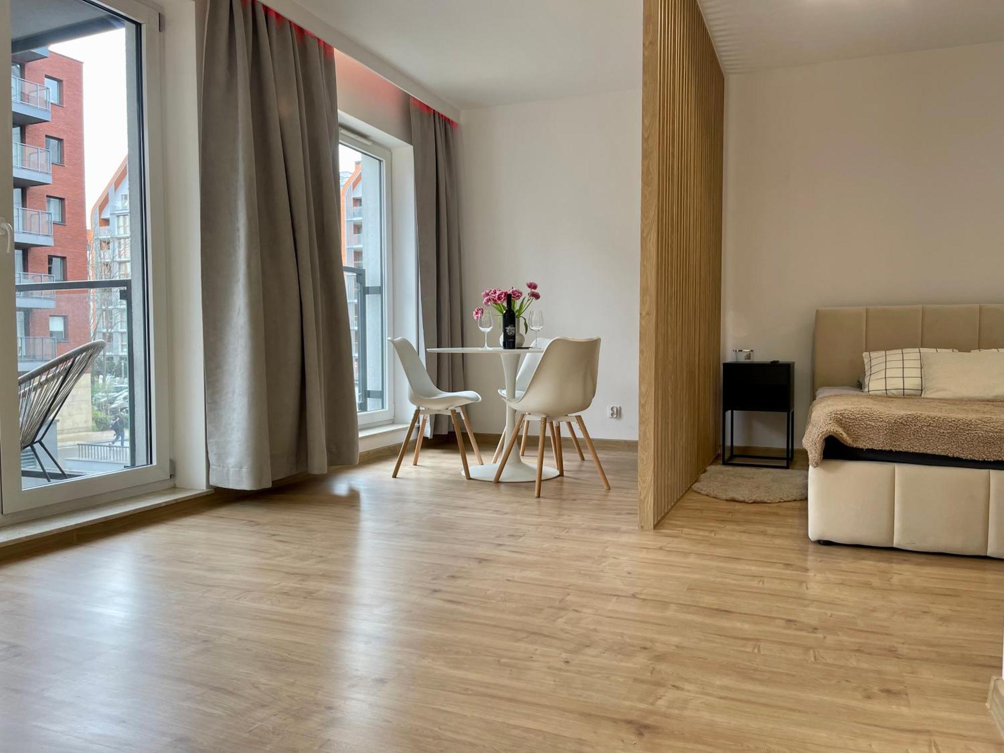 Island Modern Box Apartment Gdansk Exterior photo